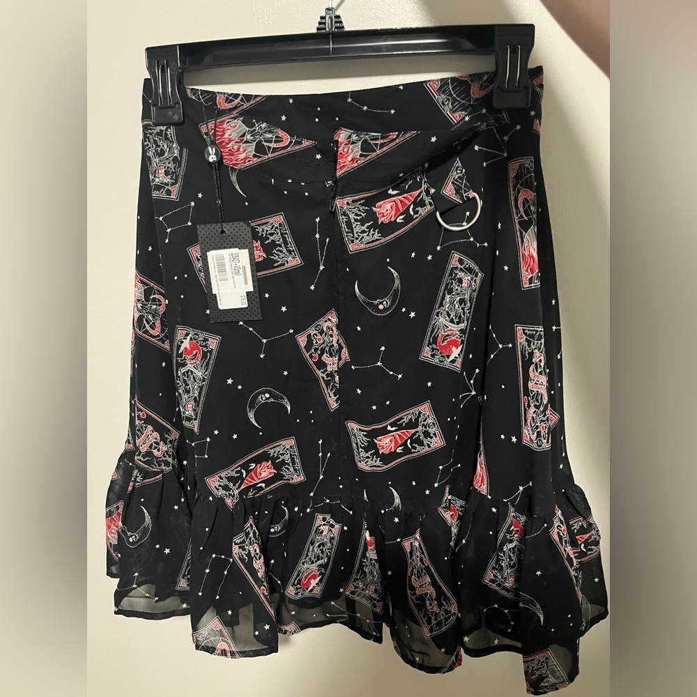 Hell Bunny  BNWT Tarot Witchy Goth Skirt